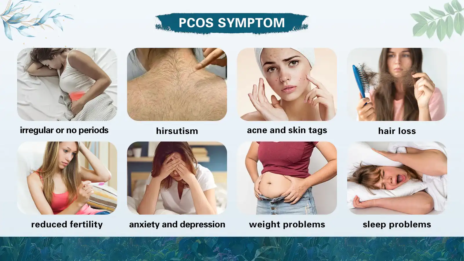 Common symptoms of PCOS Common symptoms of PCOS