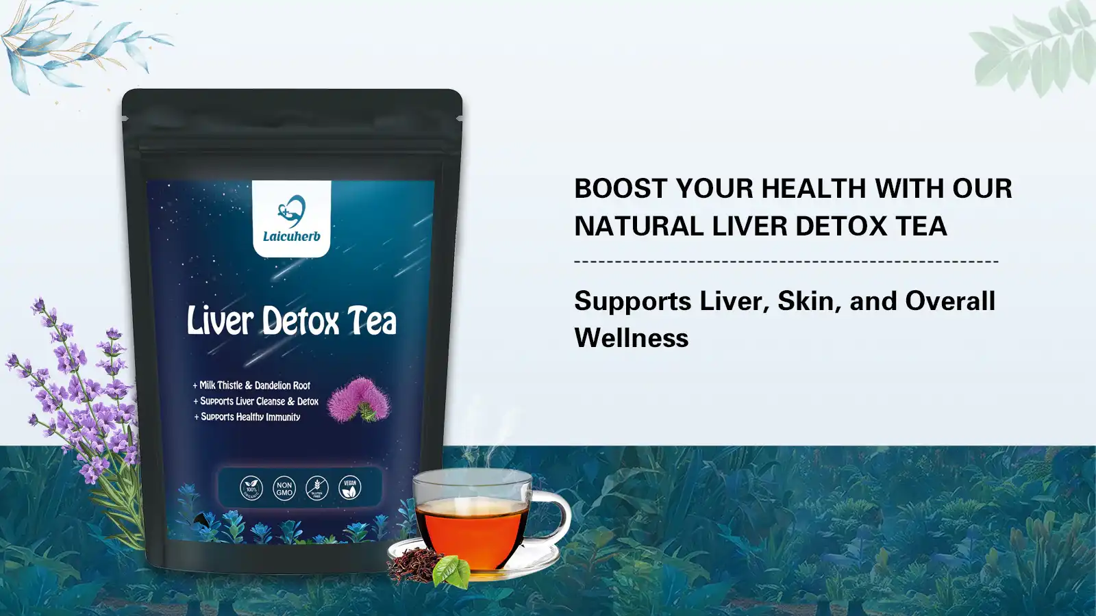 Natural liver detox tea promotes liver detoxification Natural liver detox tea promotes liver detoxification