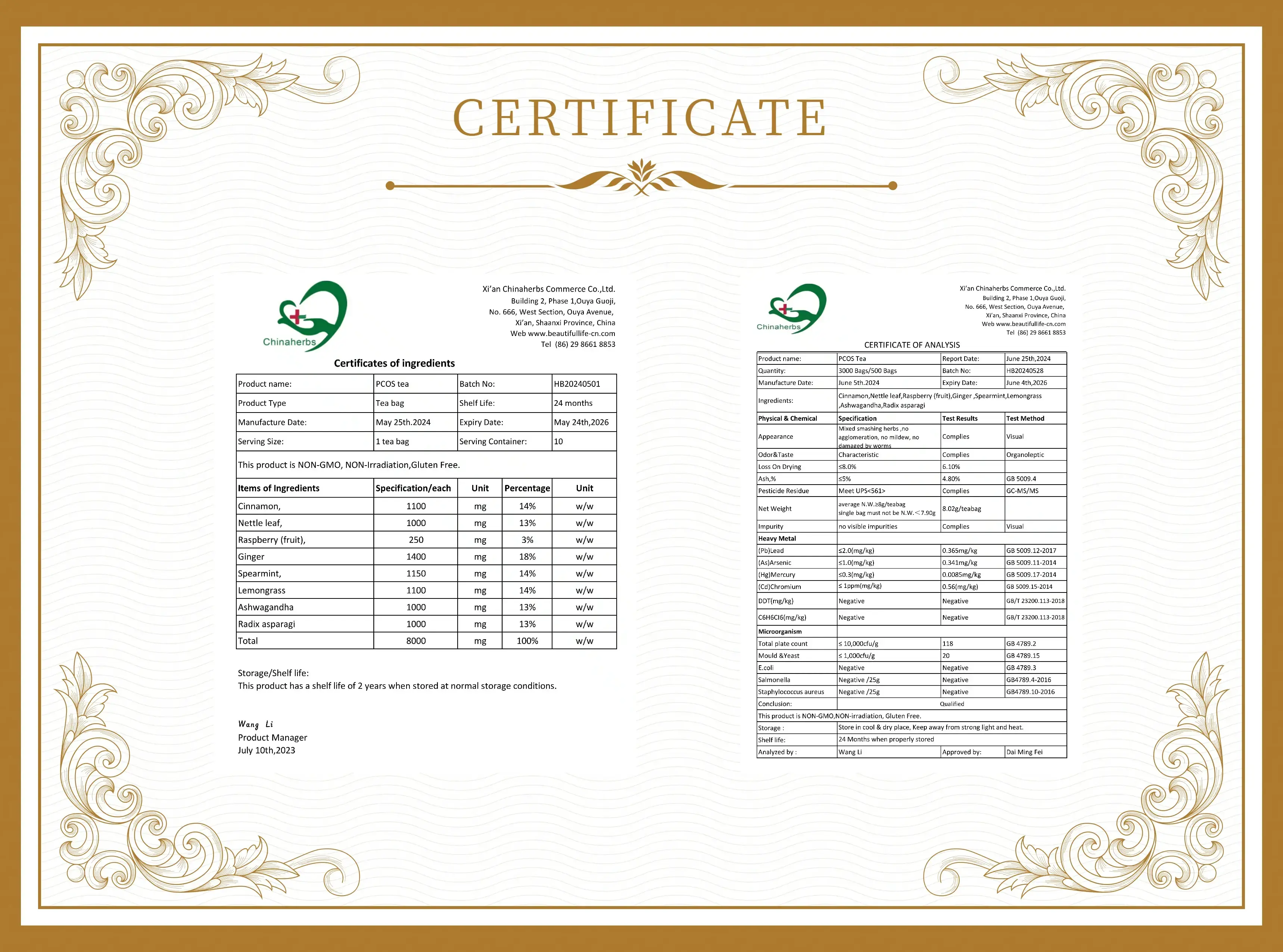 pcos tea certificate pcos tea certificate