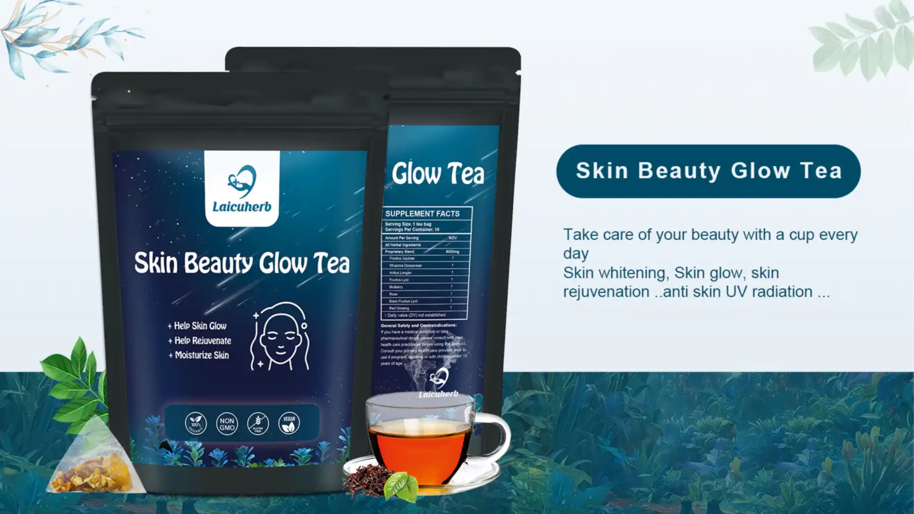 Take care of your beauty with a cup everyday, Skin whitening, Skin glow, skin rejuvenation ..anti skin UV radiation... Take care of your beauty with a cup everyday, Skin whitening, Skin glow, skin rejuvenation ..anti skin UV radiation...