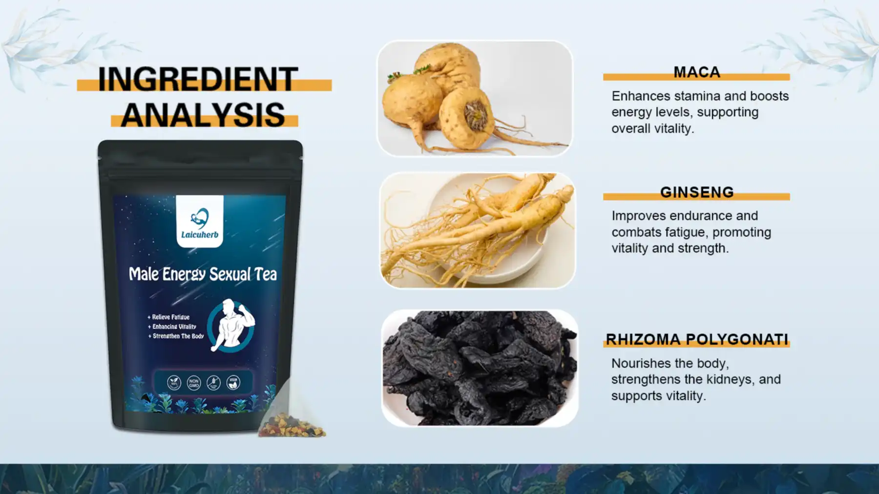 The Active Ingredients of Man Power Herbal Tea The Active Ingredients of Man Power Herbal Tea