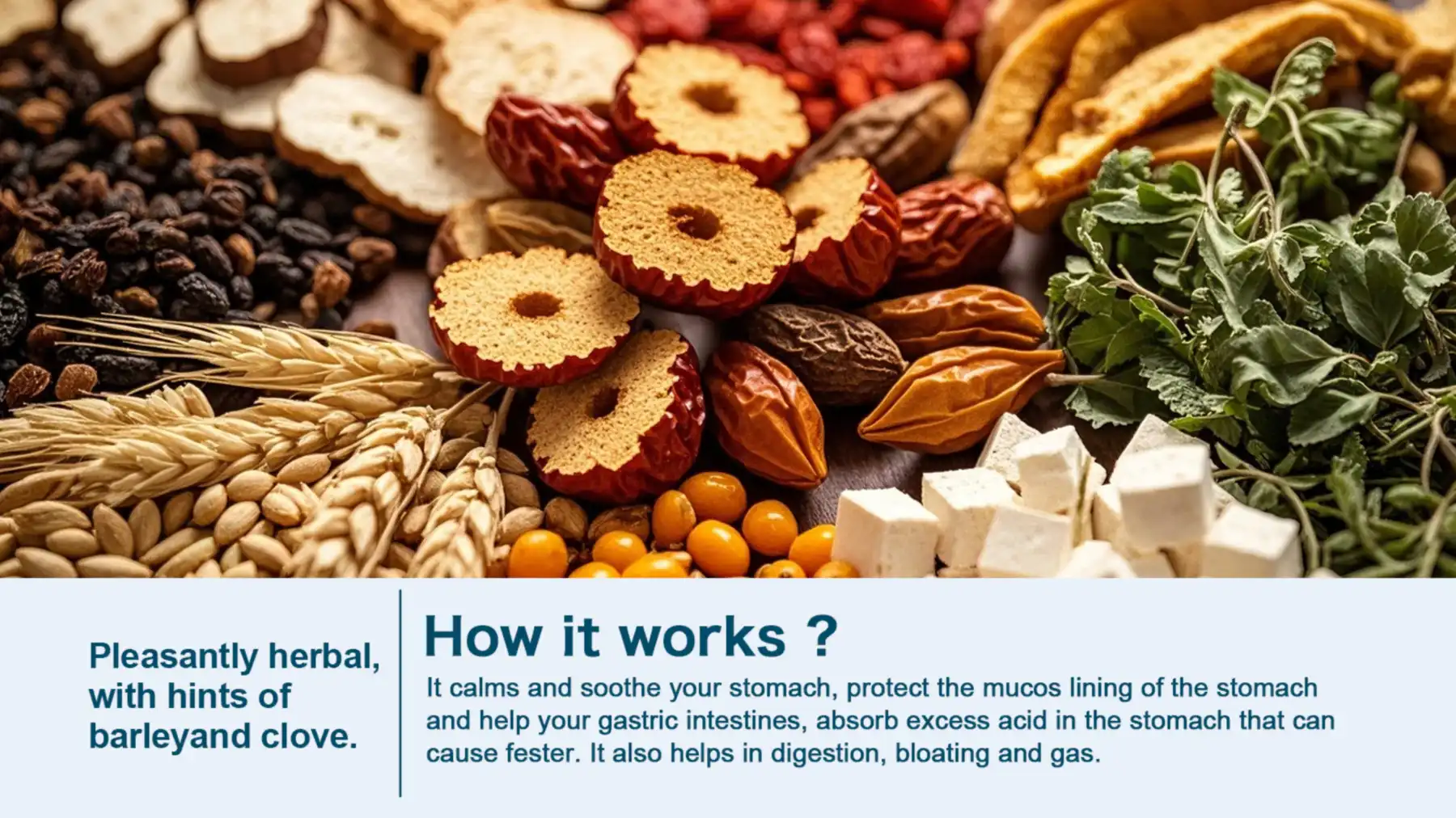 Ulcer Healing Herbal Tea regulates gastric acid, thereby being friendly to the stomach. Ulcer Healing Herbal Tea regulates gastric acid, thereby being friendly to the stomach.