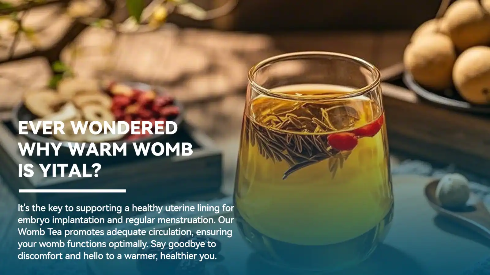 Laicuherb Womb Tea promotes adequate circulation, ensuring your womb functions optimally Laicuherb Womb Tea promotes adequate circulation, ensuring your womb functions optimally