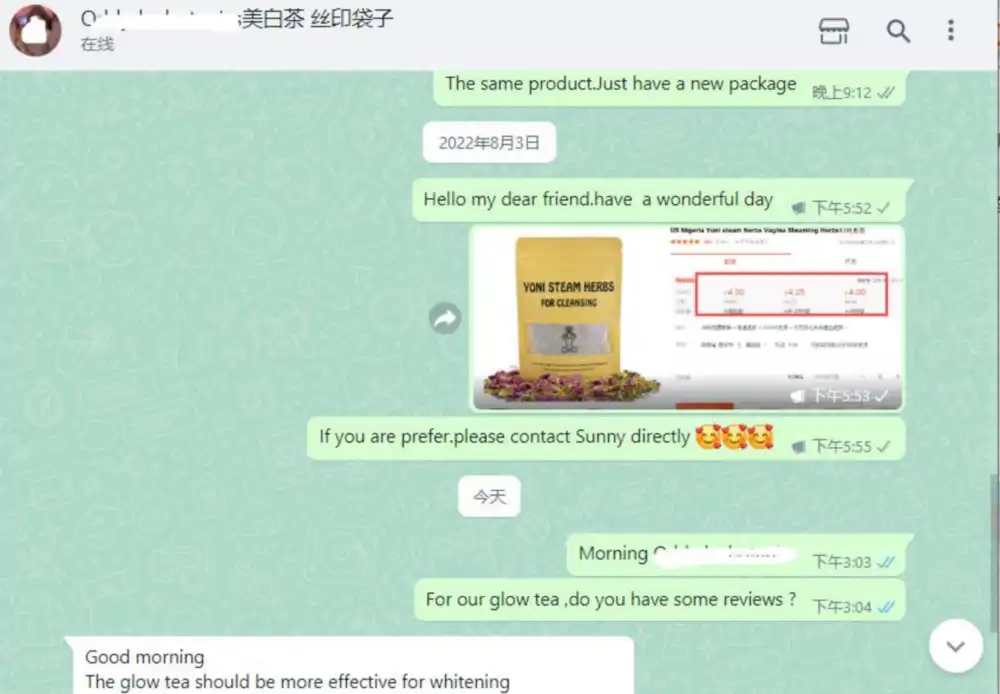 Users of Beauty Skin Whitening Tea are shocked Users of Beauty Skin Whitening Tea are shocked