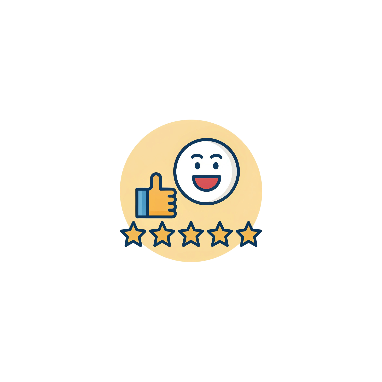 95% positive feedback