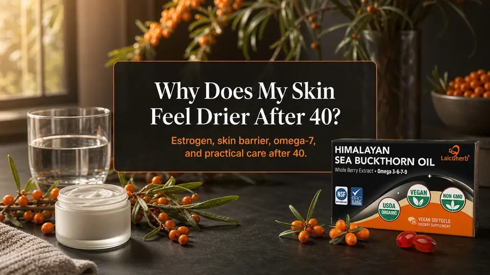 Himalayan Sea Buckthorn Oil oral routine with water, breakfast, and journal
