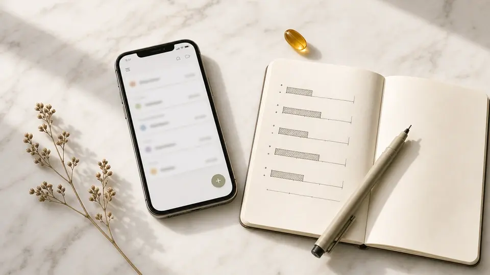 laicuherb herbal supplement tracking template phone notes journal symptom log