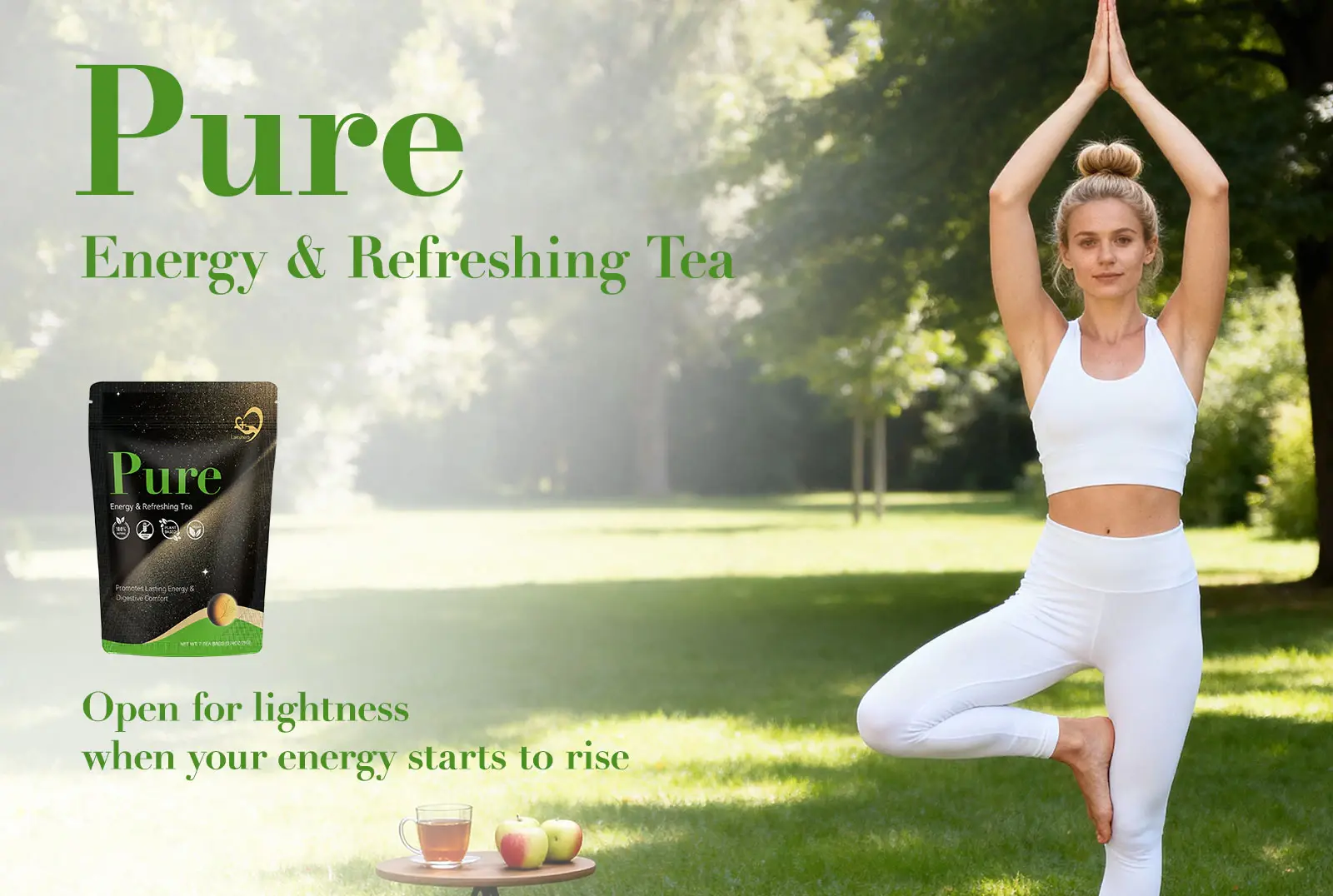 Pure tea is mainly used to boost physical energy and stimulate metabolism Pure tea is mainly used to boost physical energy and stimulate metabolism