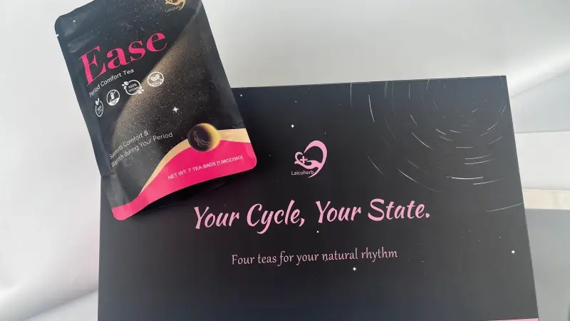 Ease Period Comfort Tea is a specific type of tea drink designed for women during their menstrual periods, which is included in the Cycle Tea Set.