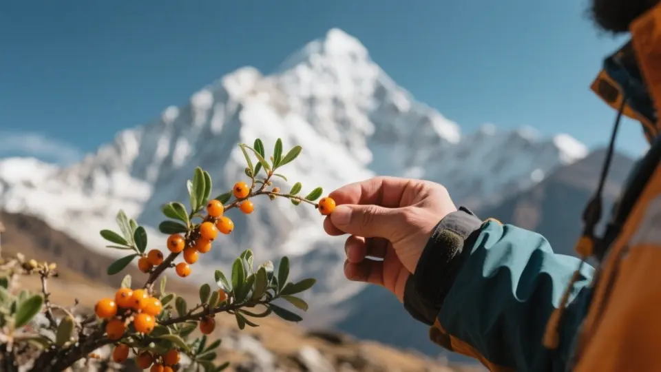 The sea buckthorn oil of Laicuherb comes from the Himalayan Mountains