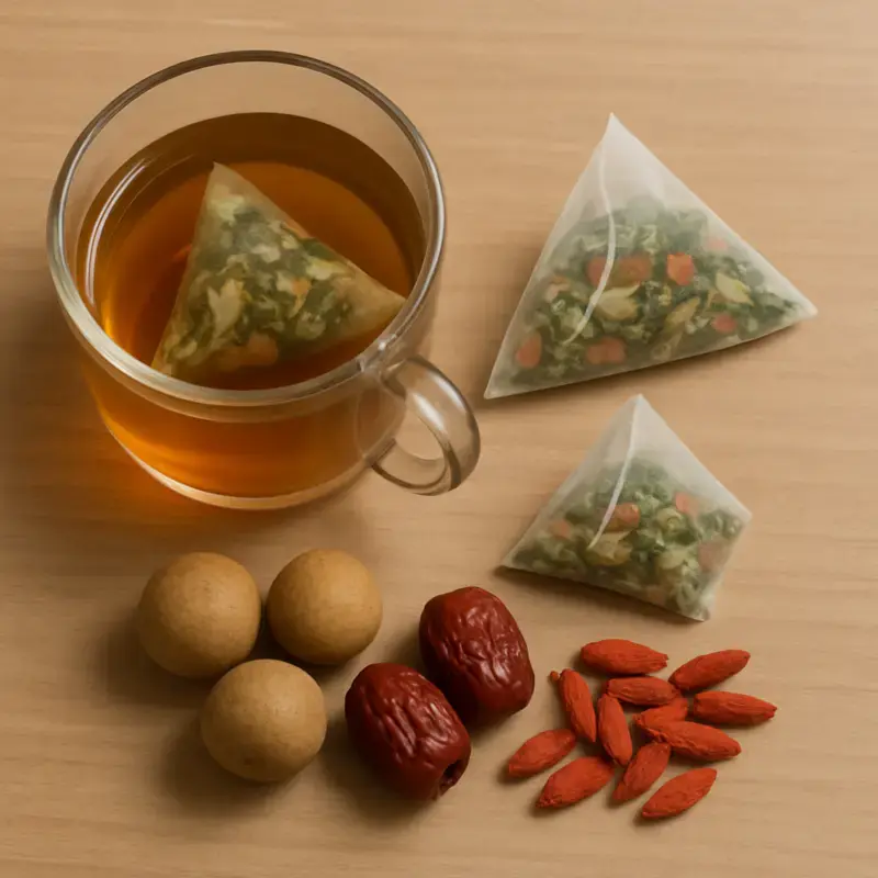 Laicuherb makes this tea using high-quality ingredients like longan, red dates, and wolfberry