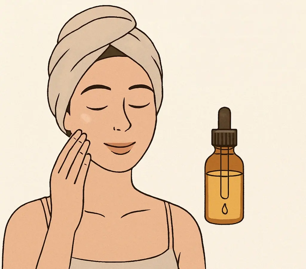 Apply your oil mixture right after cleansing while your skin is still slightly damp. This technique helps lock in moisture, leaving your skin feeling hydrated and soft, not greasy.