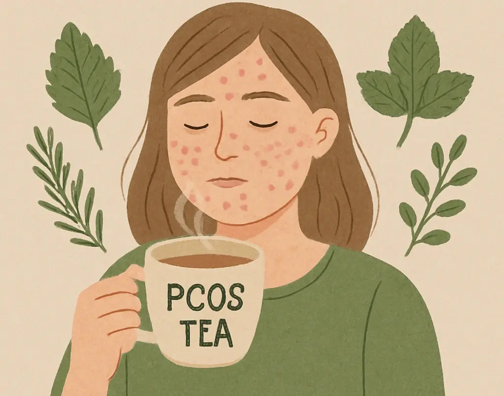 The anti-inflammatory properties of numerous herbs in PCOS tea can offer assistance relieve aggravated skin and diminish the appearance of acne