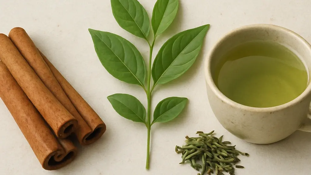 Cinnamon, Gymnema Sylvestre, Green Tea