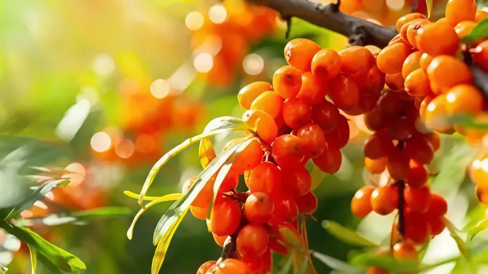 Organic sea buckthorn oil has high omega-7 levels, This strengthens your skin's moisture barrier