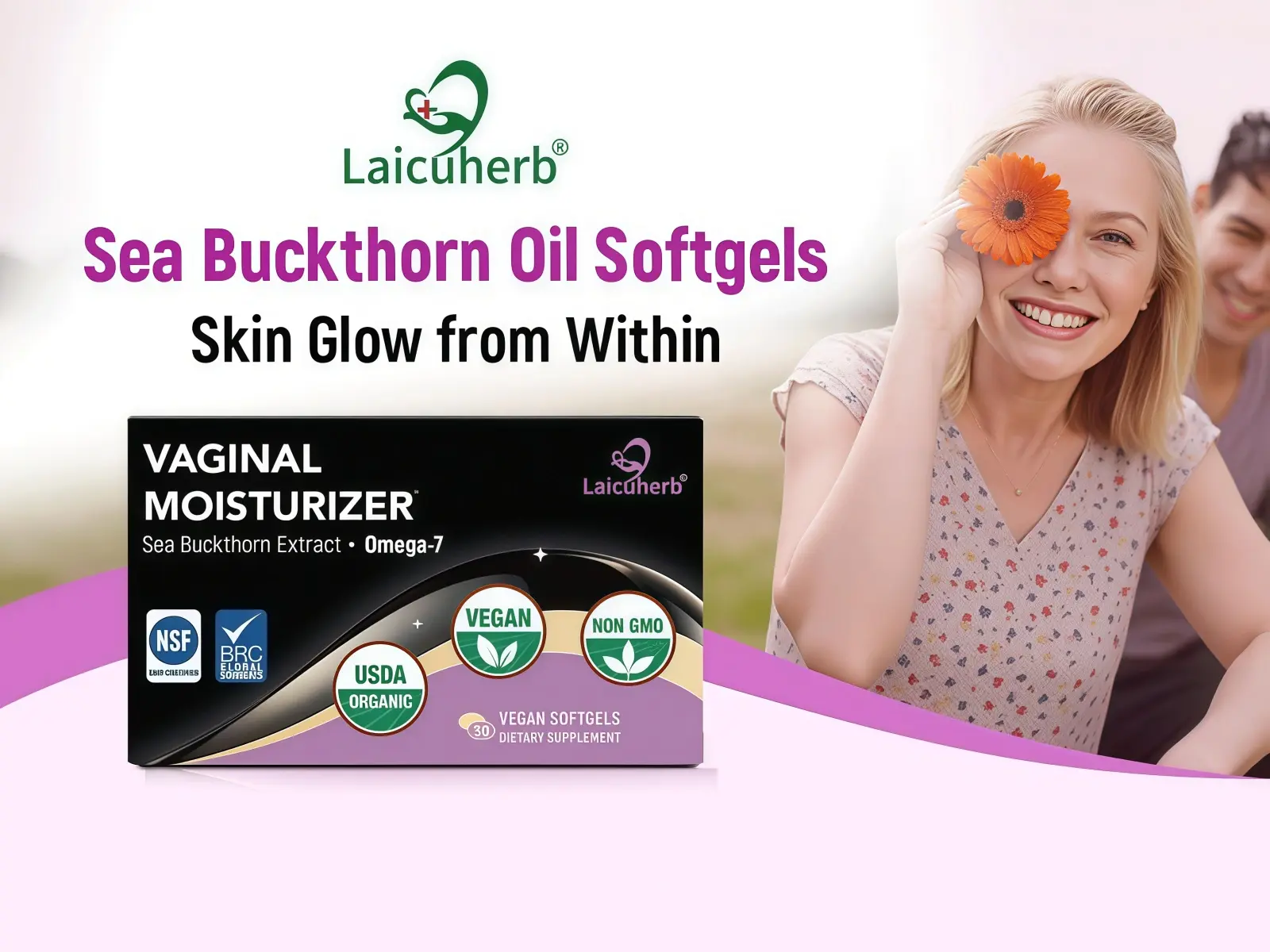 Sea Buckthorn Oil Softgels (Feminine Moisture Support) Skin Glow from Within Sea Buckthorn Oil Softgels (Feminine Moisture Support) Skin Glow from Within