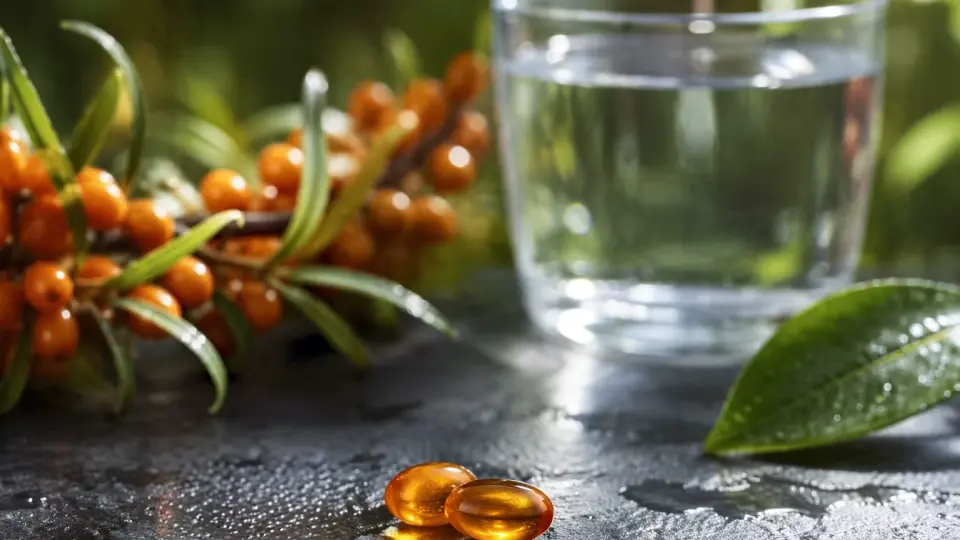 Laicuherb Omega 7 Sea Buckthorn Oil Capsules Hydration