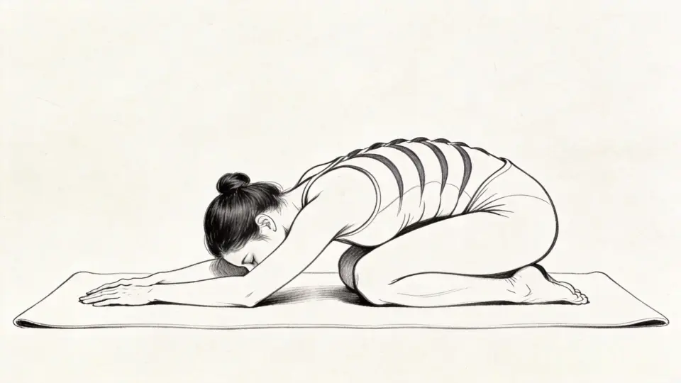 Restorative yoga stretch Restorative yoga stretch