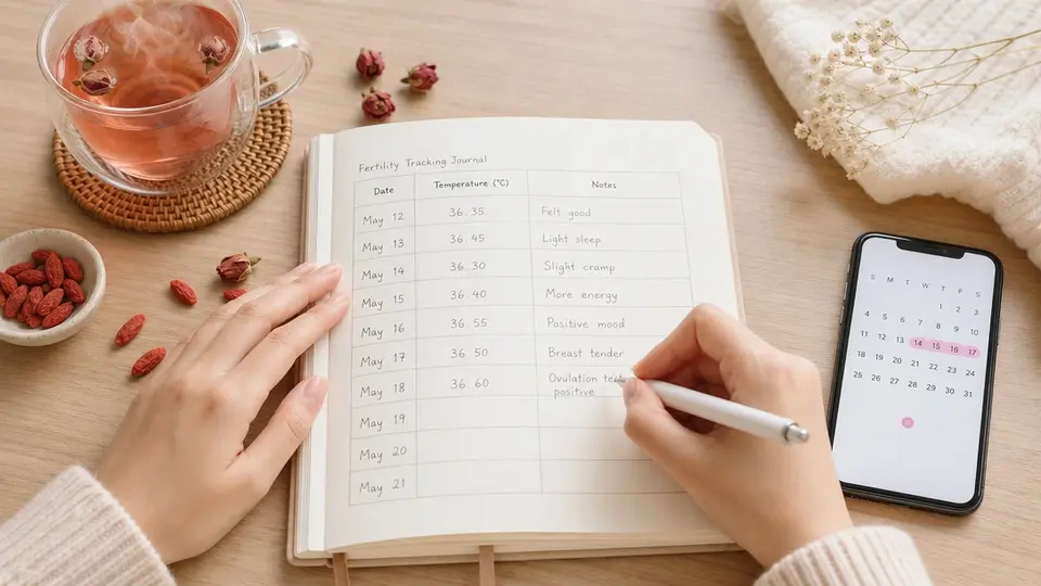 laicuherb bloom hormone balance tea ovulation journal log
