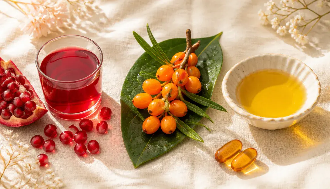 laicuherb sea buckthorn oil three skin dullness pathways botanical nutrition