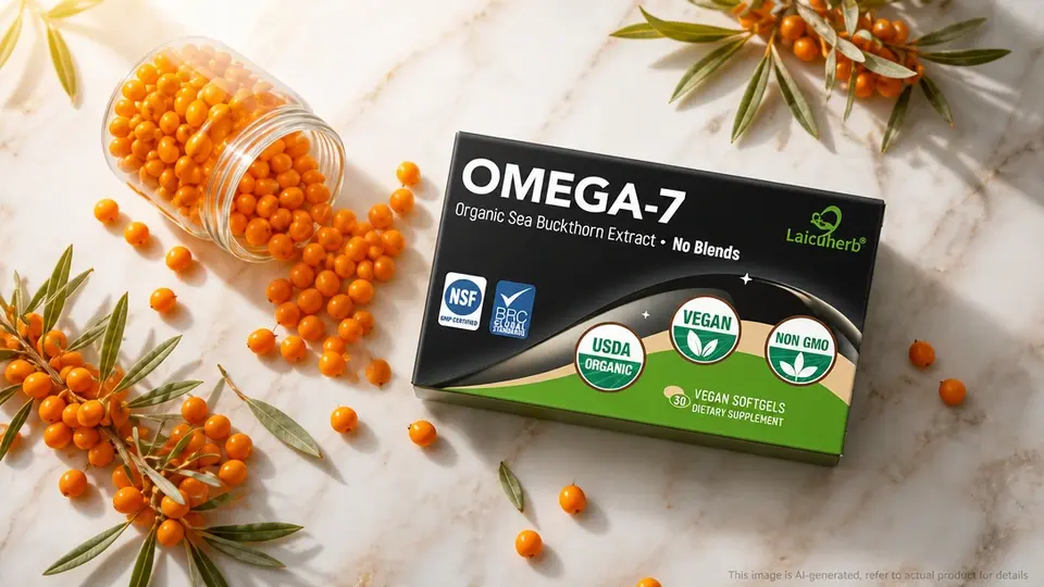 laicuherb sea buckthorn omega 7 fatty acid composition botanical source