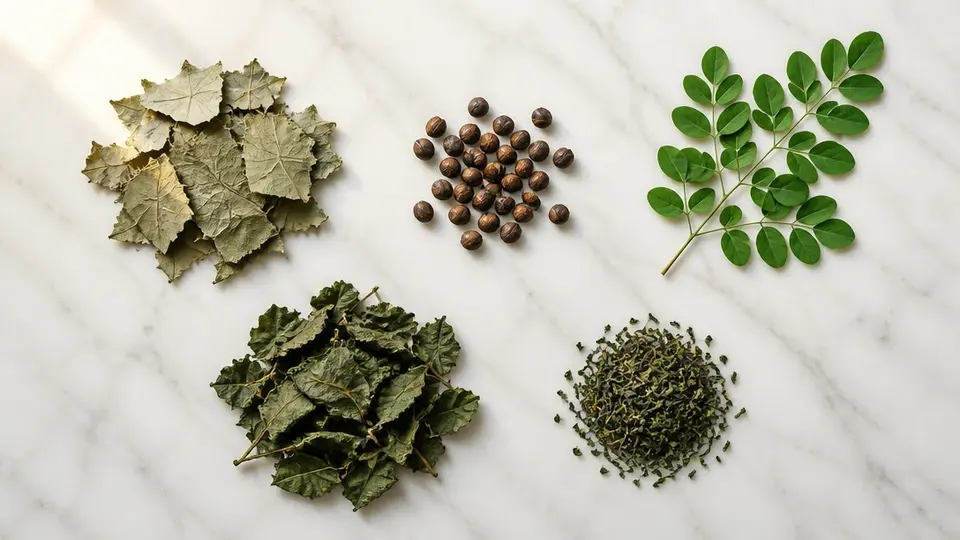 laicuherb pure energy tea five herb botanical ingredients lotus cassia moringa