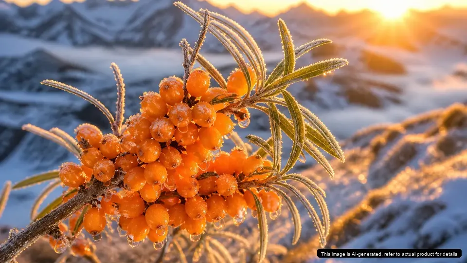 Laicuherb Supercritical CO2 Extraction of Wild Organic Himalayan Sea Buckthorn Berries Laicuherb Supercritical CO2 Extraction of Wild Organic Himalayan Sea Buckthorn Berries