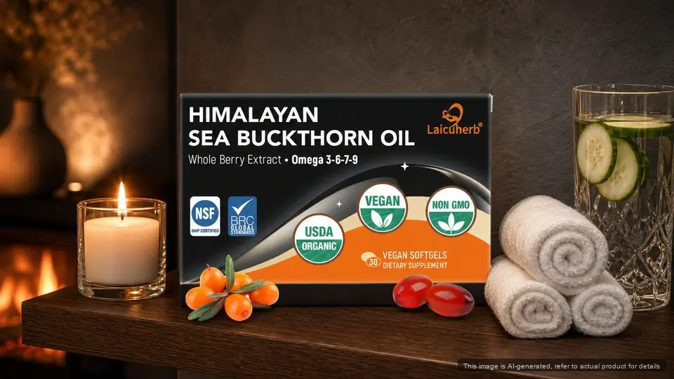 Laicuherb Himalayan Sea Buckthorn Oil Delicate Softgels and Safe Care Setup Laicuherb Himalayan Sea Buckthorn Oil Delicate Softgels and Safe Care Setup